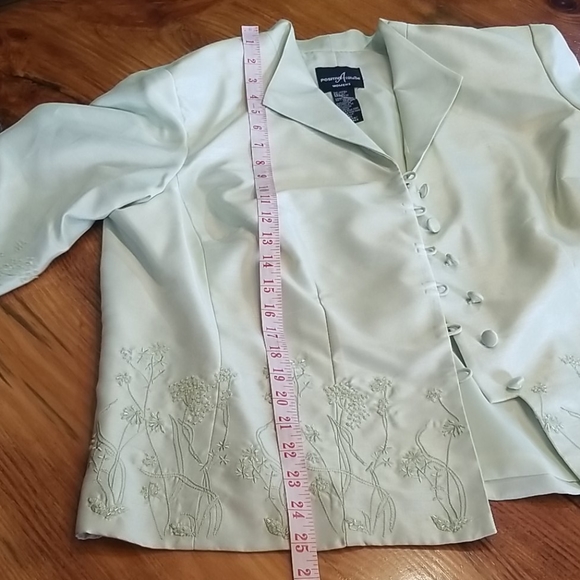 Positive Attitude 16 Lime Green Skirt Suit Church - Picture 11 of 16